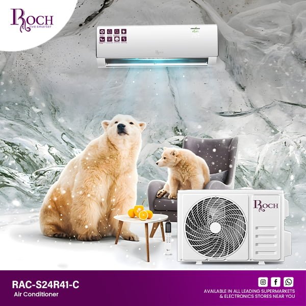 Ar Condicionado Split Inverter ROCH 24000 BTU ref EZ-RAC-S24R41-C
