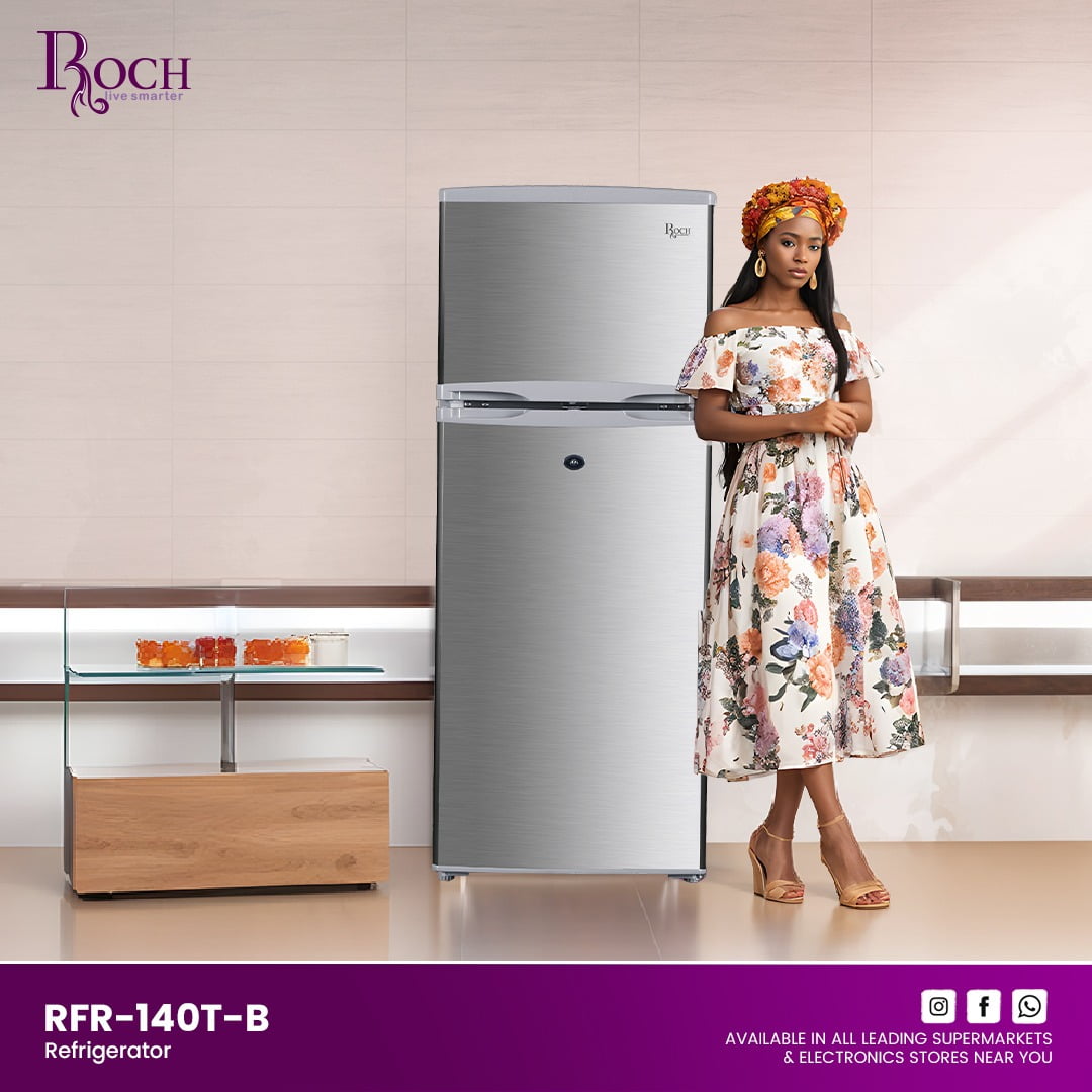 ROCH Refrigerators 118L ref EZ-RFR-140T-B