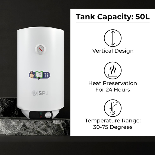 SPJ Water Heater 50L/2000W | SPJ-WHVX-WT50L02