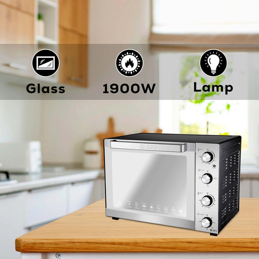 SPJ ELECTRIC OVEN 60L/1900W | ref SPJ-EOX-SS60L09