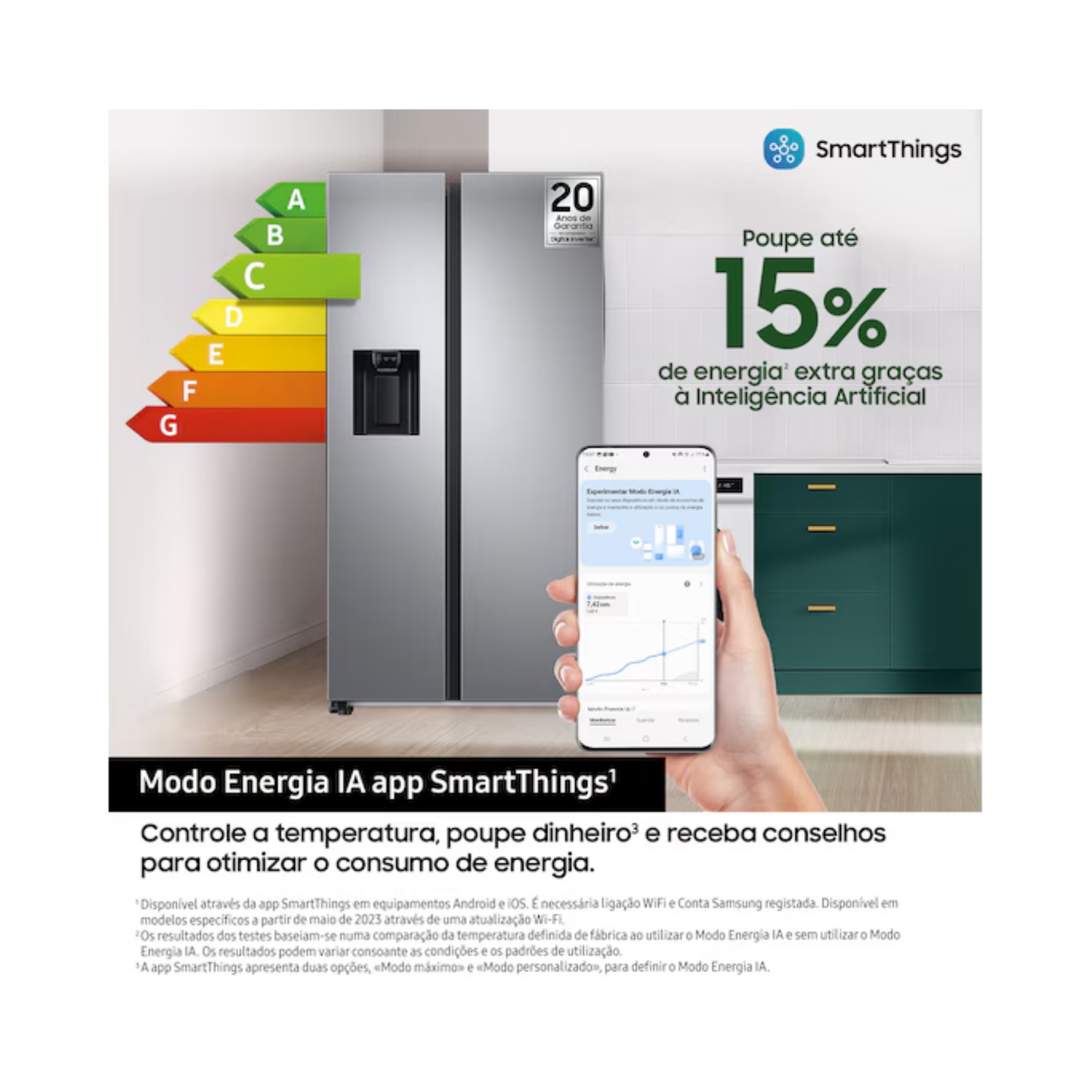 SAMSUNG Side by Side Twin Cooling Plus Refrigerator 635L RS68A882CS9 | ref T-33920258