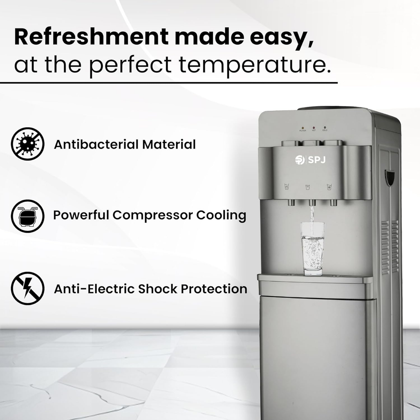 SPJ Water Dispenser  Top Load |ref SPJ-WDTX-GRCN009