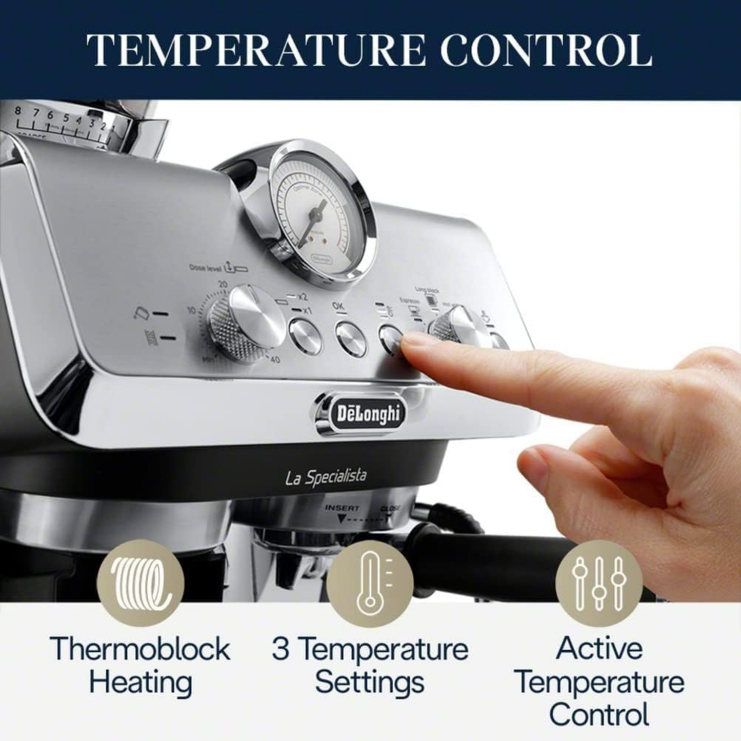 DELONGHI La Specialista Espresso Machine EC9155MB | ref T-48337168