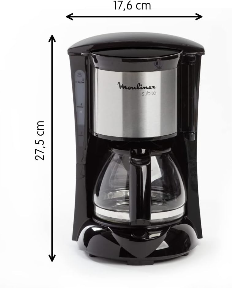 MOULINEX Subito Coffee Maker with Filter 0.6L/600W ref T-FG151825