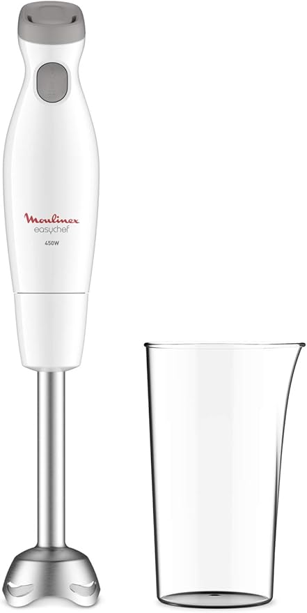 Batedeira de Mão em Aço Inoxidável MOULINEX 450W ref T-DD451110