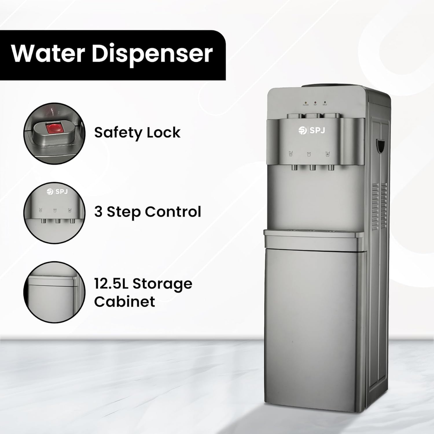 SPJ Water Dispenser  Top Load |ref SPJ-WDTX-GRCN009
