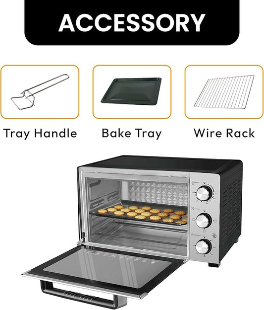 SPJ ELECTRIC OVEN 30L/1500W | ref SPJ-EOX-SS30L07