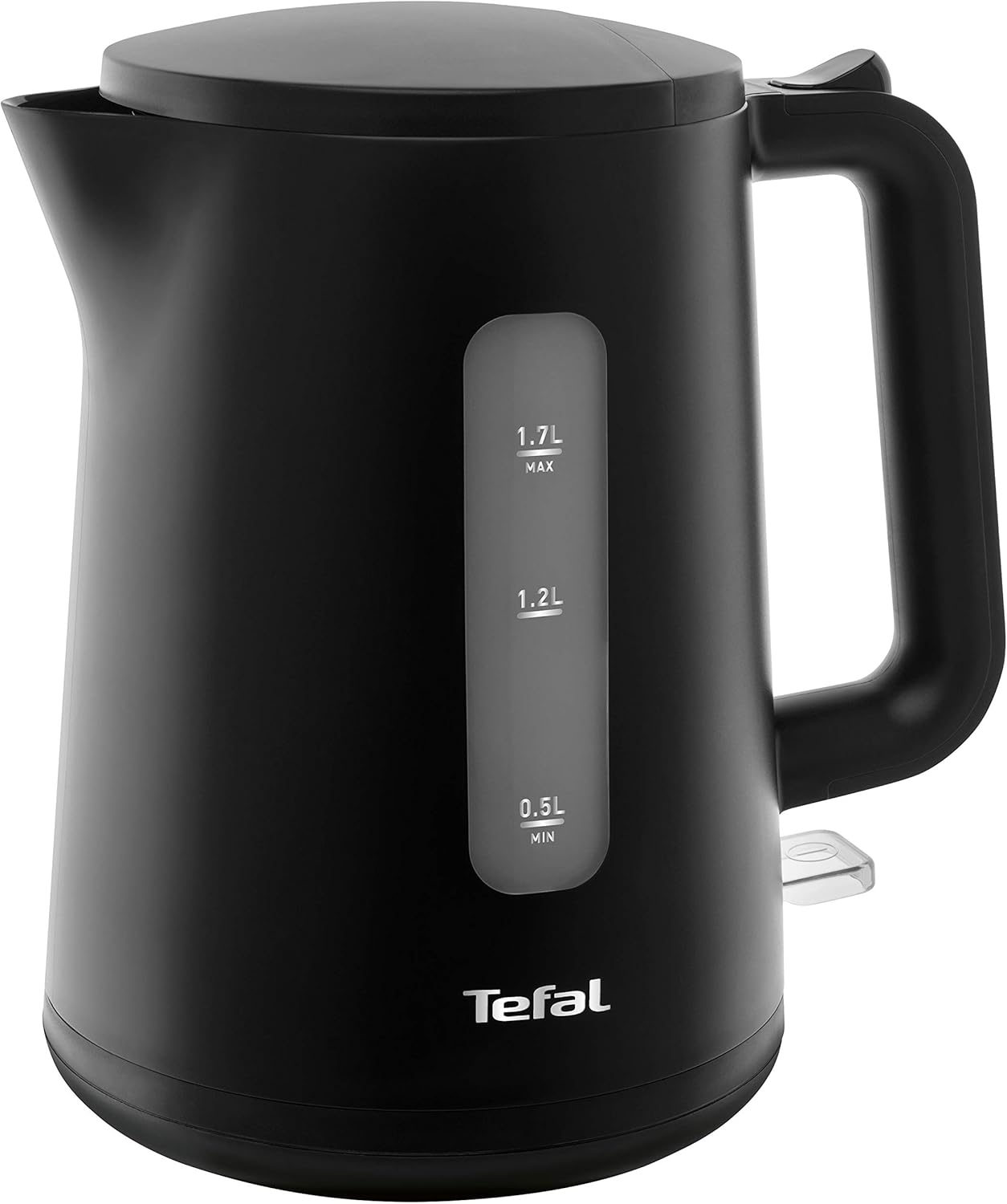 Chaleira elétrica TEFAL 2400W 1.7L preto mate elegante rápido em Luanda