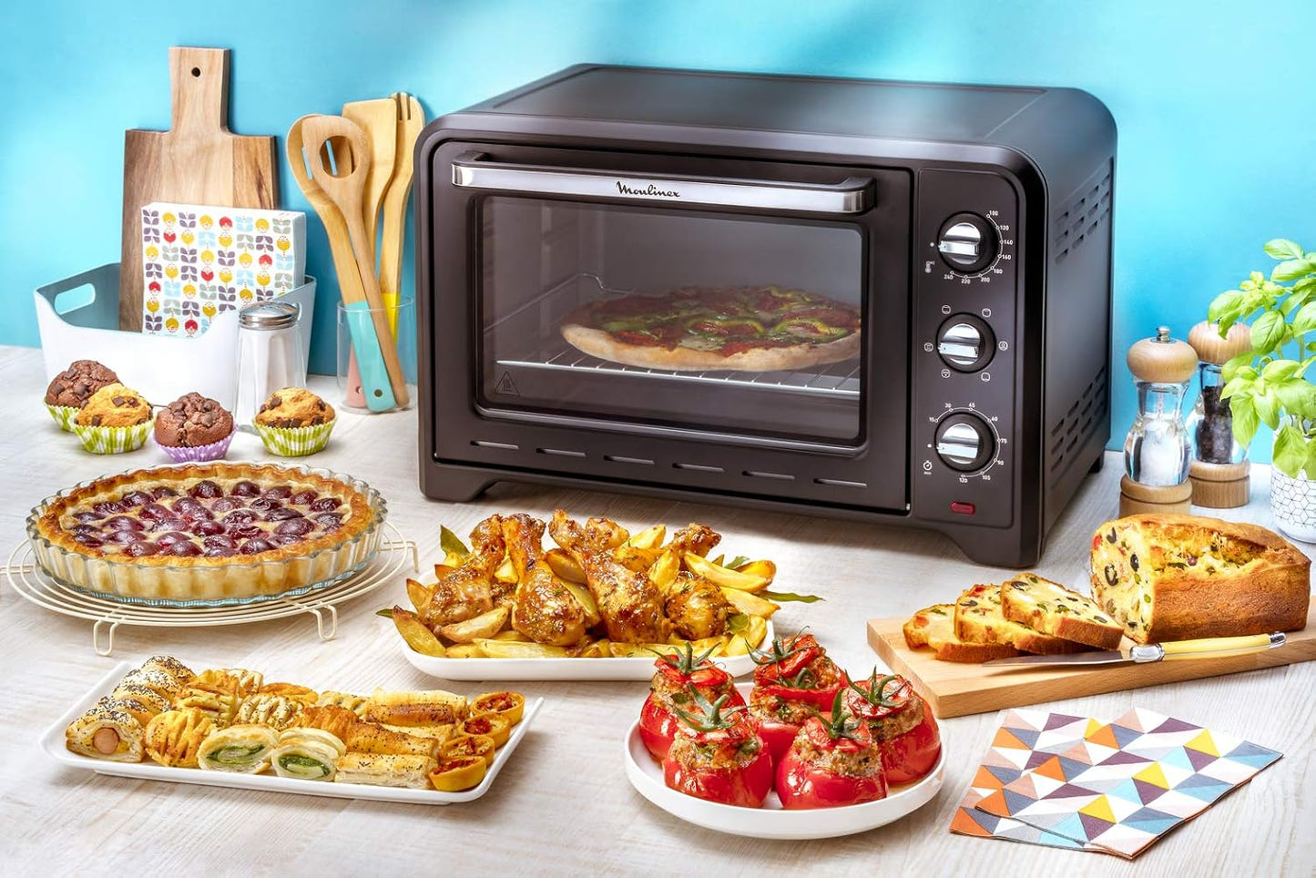 Forno elétrico MOULINEX 60L ref T-OX495810