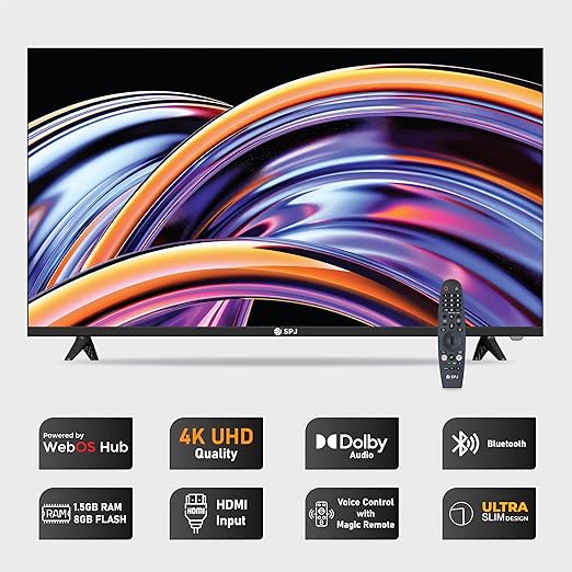 SPJ Smart TV 50" 4K UHD WEBOS | ref SPJ-4KS50BLX