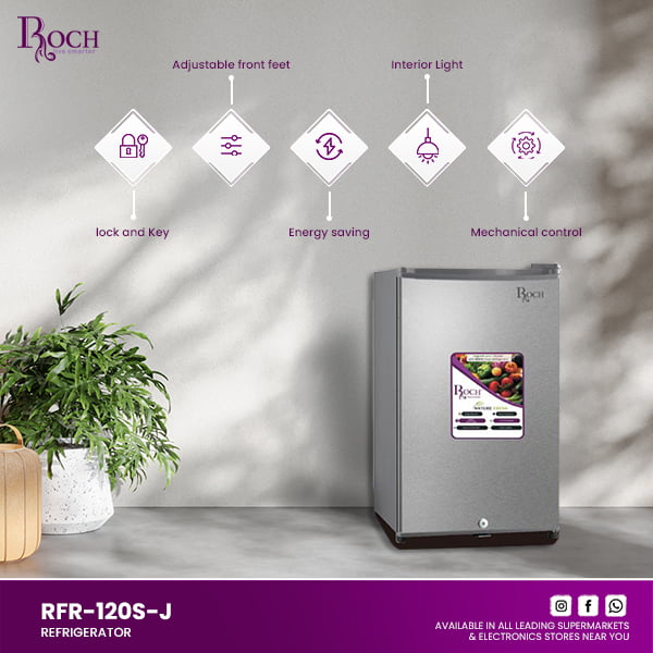 ROCH Refrigerators 102L. ref EZ-RFR-120S-J