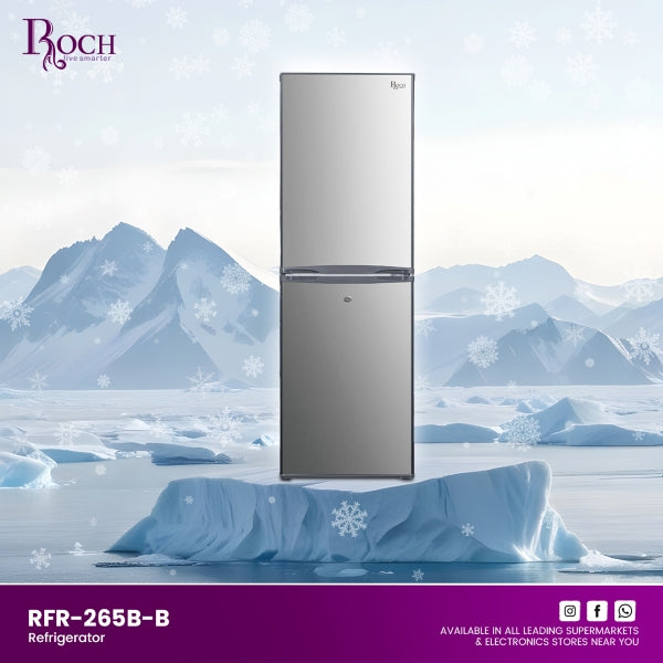 ROCH Refrigerator 229L ref EZ-RFR-265B-B