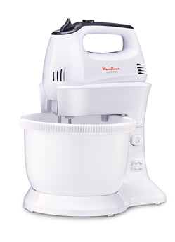 Batedeira MOULINEX 300W com Tigela de Plástico ref T-HM311127
