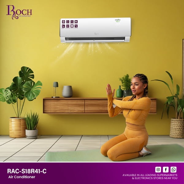 Ar condicionado ROCH 18000 BTU ref. EZ-RAC-S18R41C
