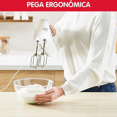 Batedeira manual MOULINEX Quick Mix 300W branca ref T-HM3101B1