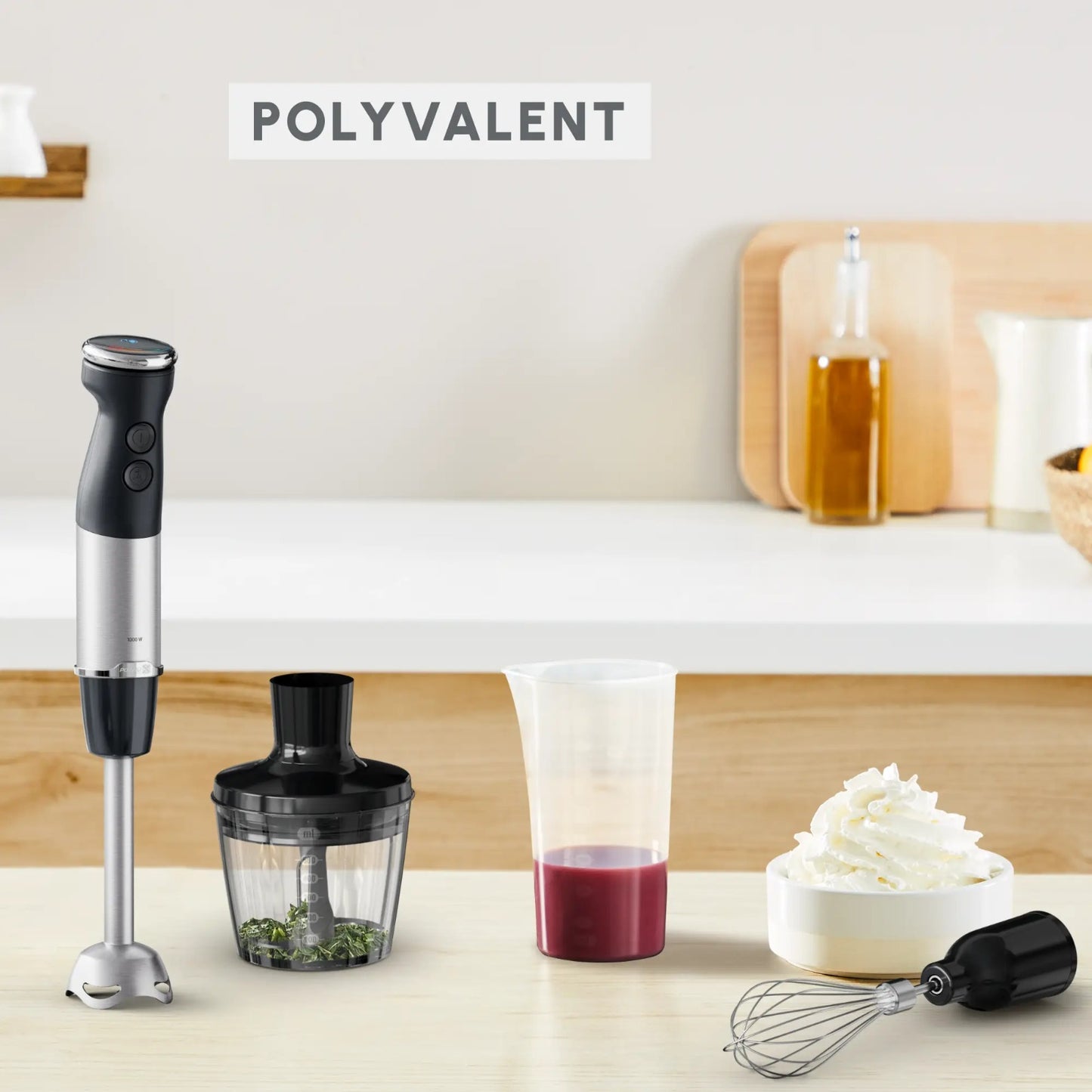 MOULINEX Hand Blender Quickchef+ 1000W | ref T-DD673810