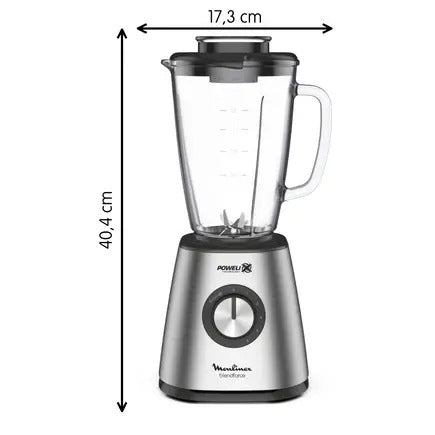 Liquidificador de vidro MOULINEX 800W/1,75L ref T-LM439D10