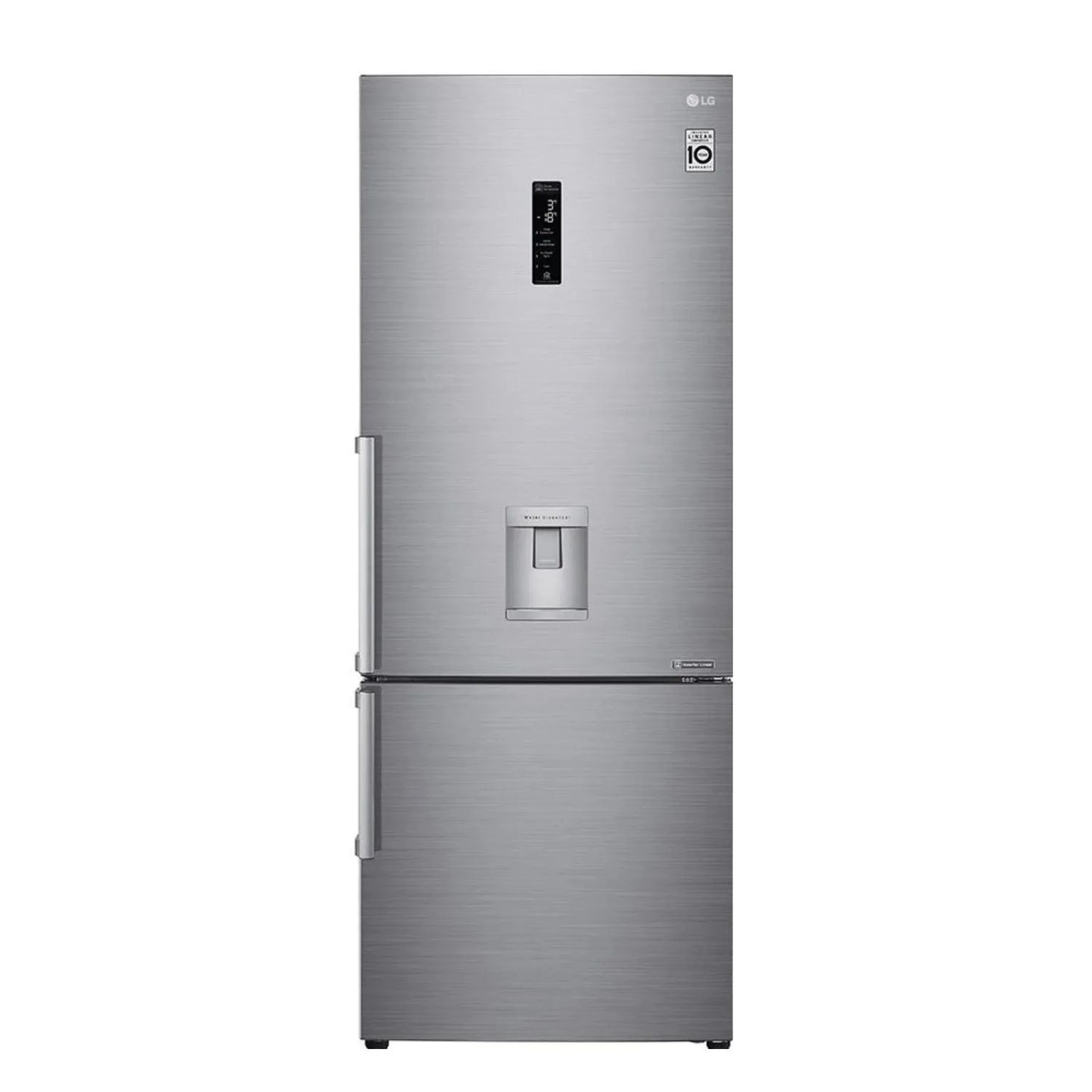 Refrigerador LG com Freezer Inferior e Dispensador de Água 446L | GCF689BLCM ref E-7908
