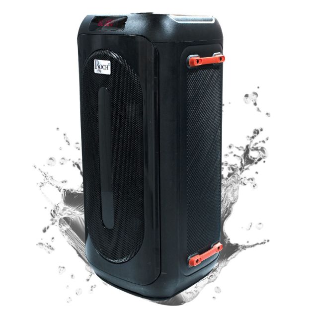Caixa de Som Recarregável Roch com Microfone e 2 Subwoofers 06" ref EZ-RPS-06M2
