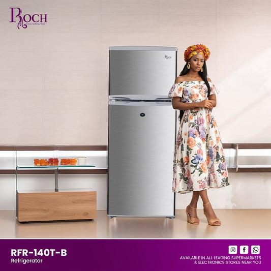 ROCH Refrigerators 118L ref EZ-RFR-140T-B