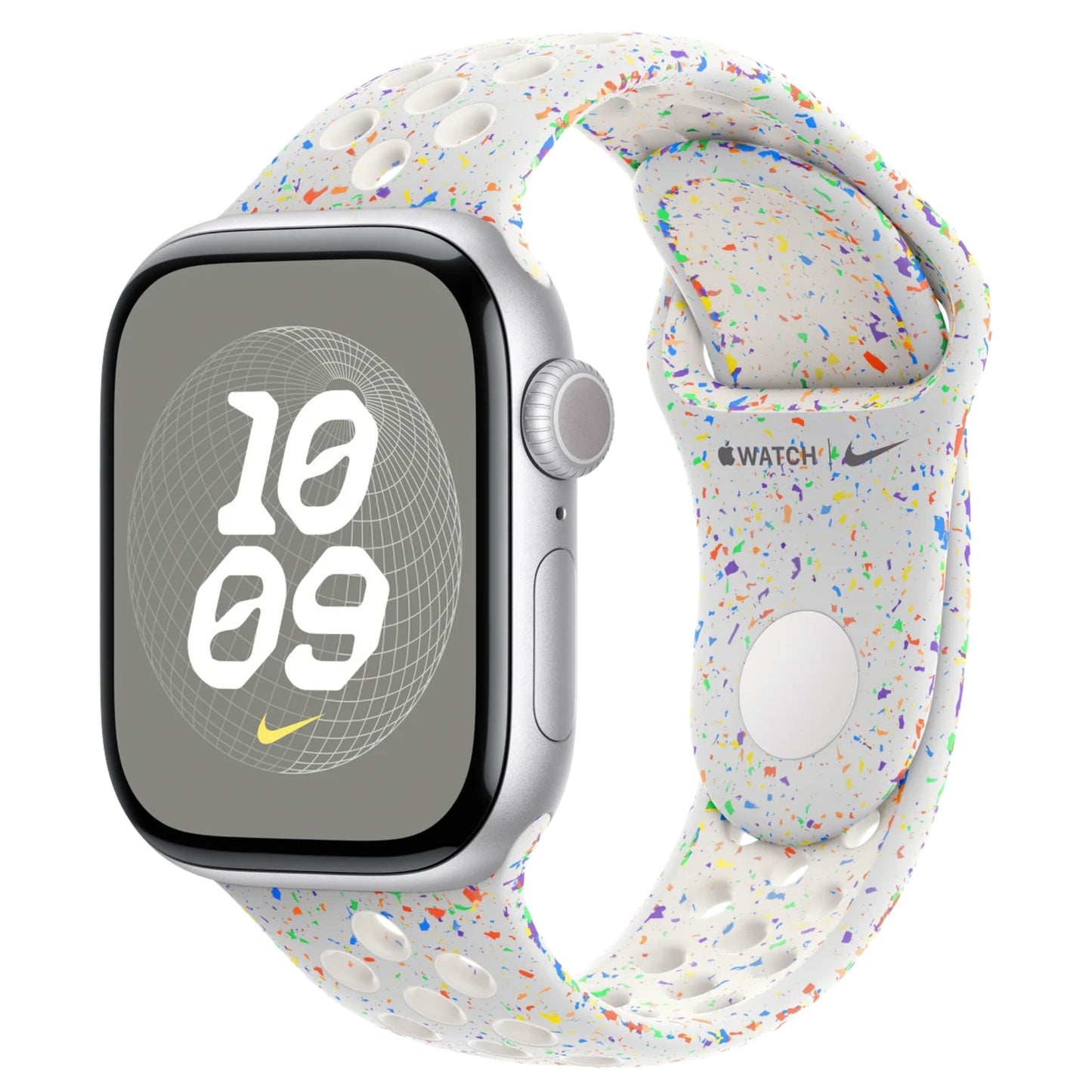 APPLE 40mm Pure Platinum Nike Sport Band - M/L | ref ECI-MC1W4ZM/A