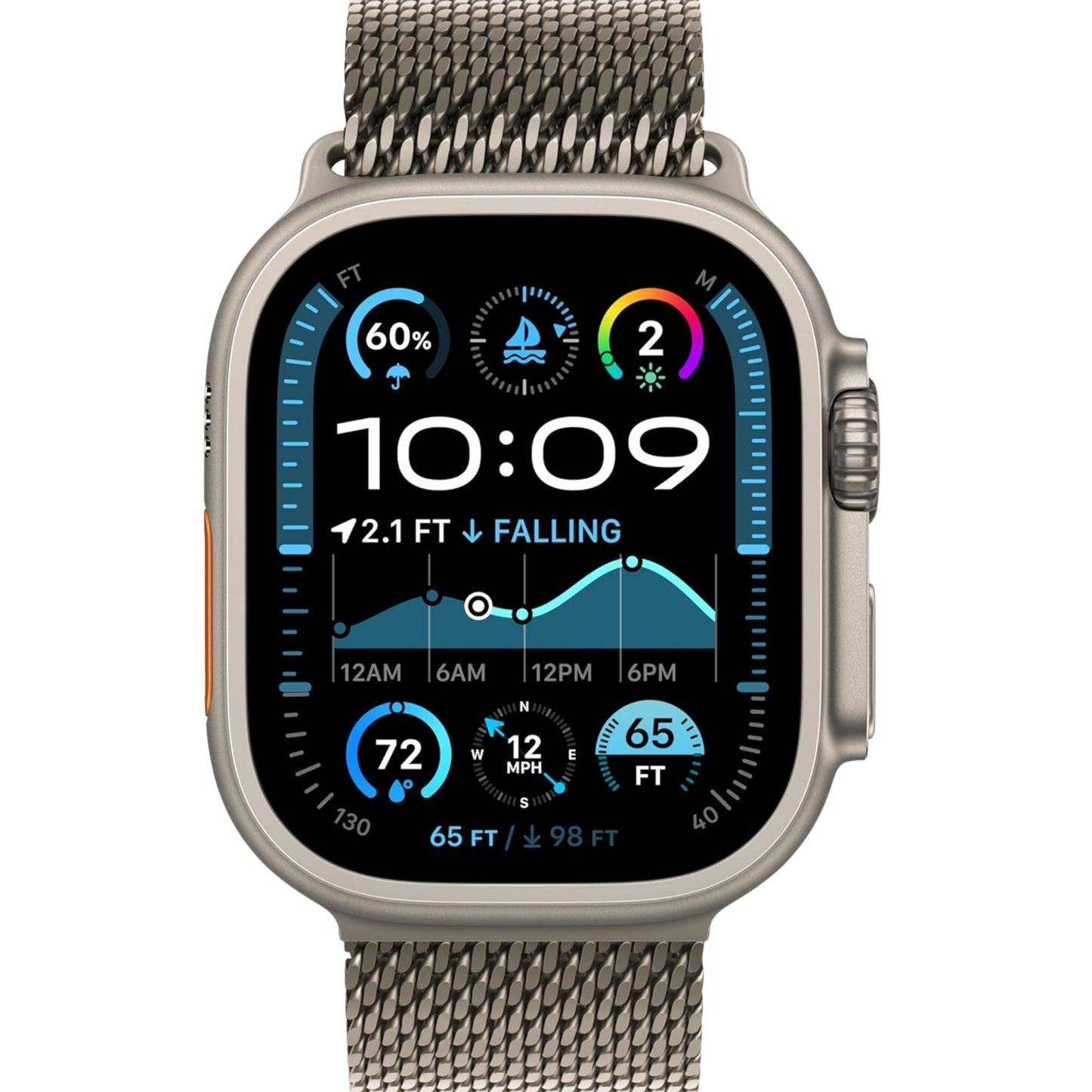 APPLE 49mm  Natural Milanese Band- S| ref ECI-MXKC3ZM/A