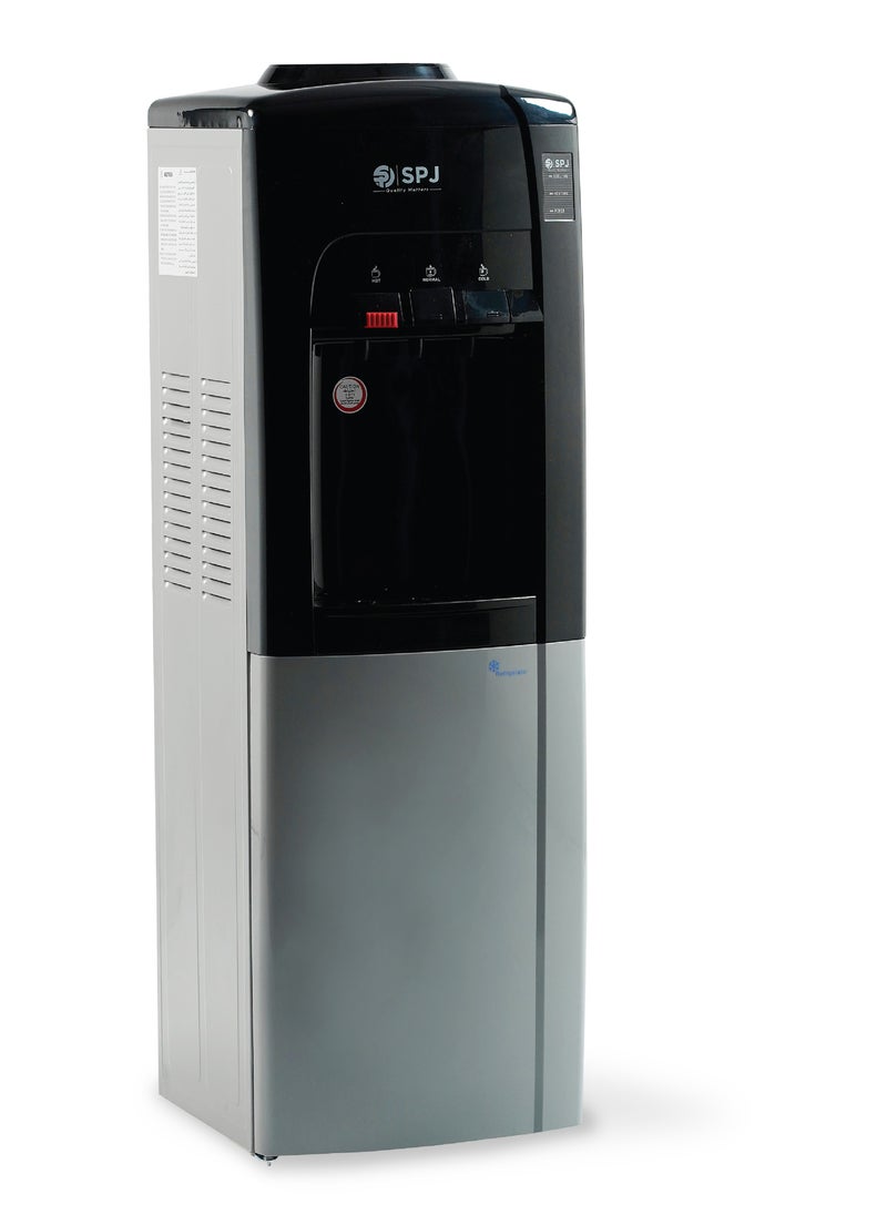 SPJ Water Dispenser With Refrigerator Top Load ref SPJ-WDBLR-RF004
