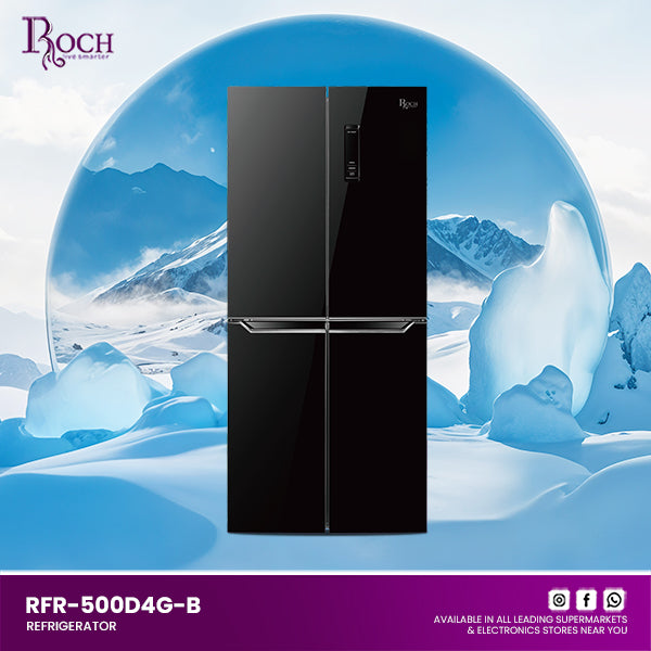 ROCH Refrigerator  401L | RFR-500D4G-B