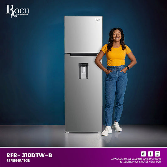 ROCH Refrigerator 249L ref EZ-RFR-310DTW-B