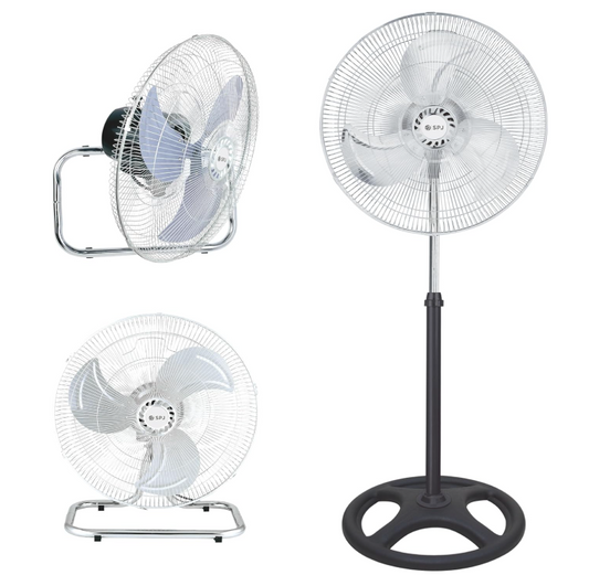 SPJ Ventilador  3 em 1 50 W Pedestal 18" Ventilador de suporte e ventilador de parede | ref SPJ-SFX-SL3