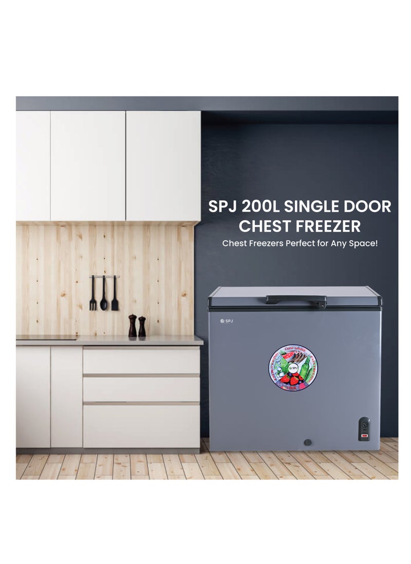 Arca 200L SPJ CINZA ref SPJ-POSH-SLW295C
