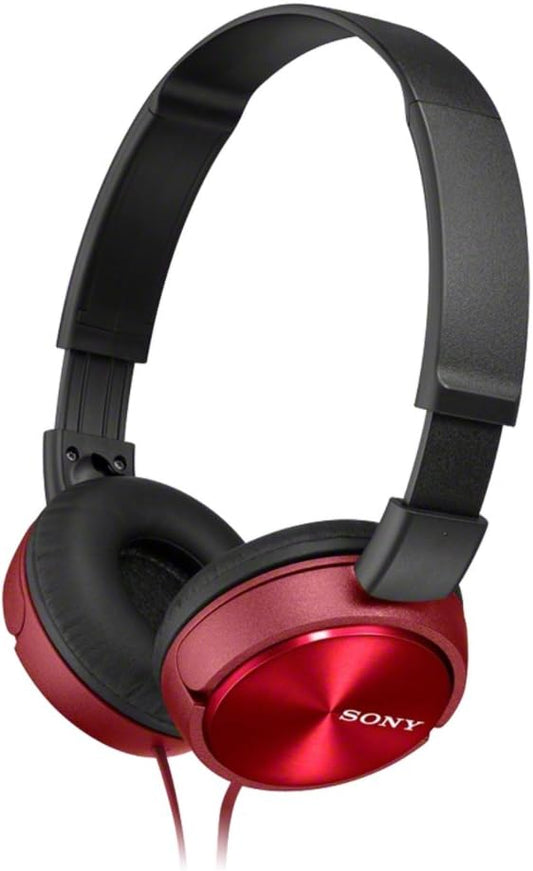 SONY  Wired Headphones Red MDR-ZX310W ref T-22650622