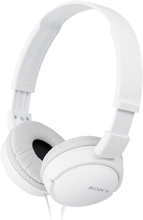 Sony ZX Series Wired On-Ear Headphones White MDR-ZX110 ref T-22650695
