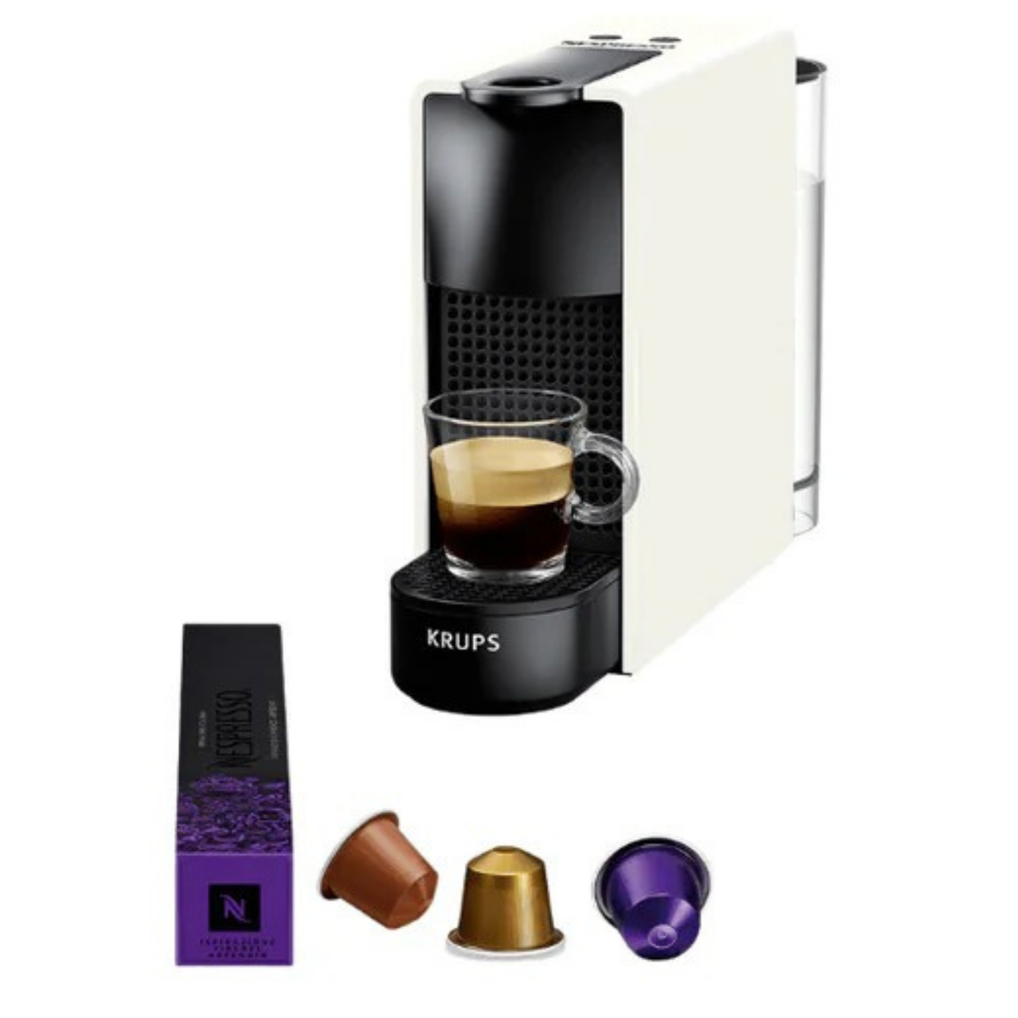 Nespresso KRUPS Coffee Machine 19 bars White | ref XN1101P3 T-44035495