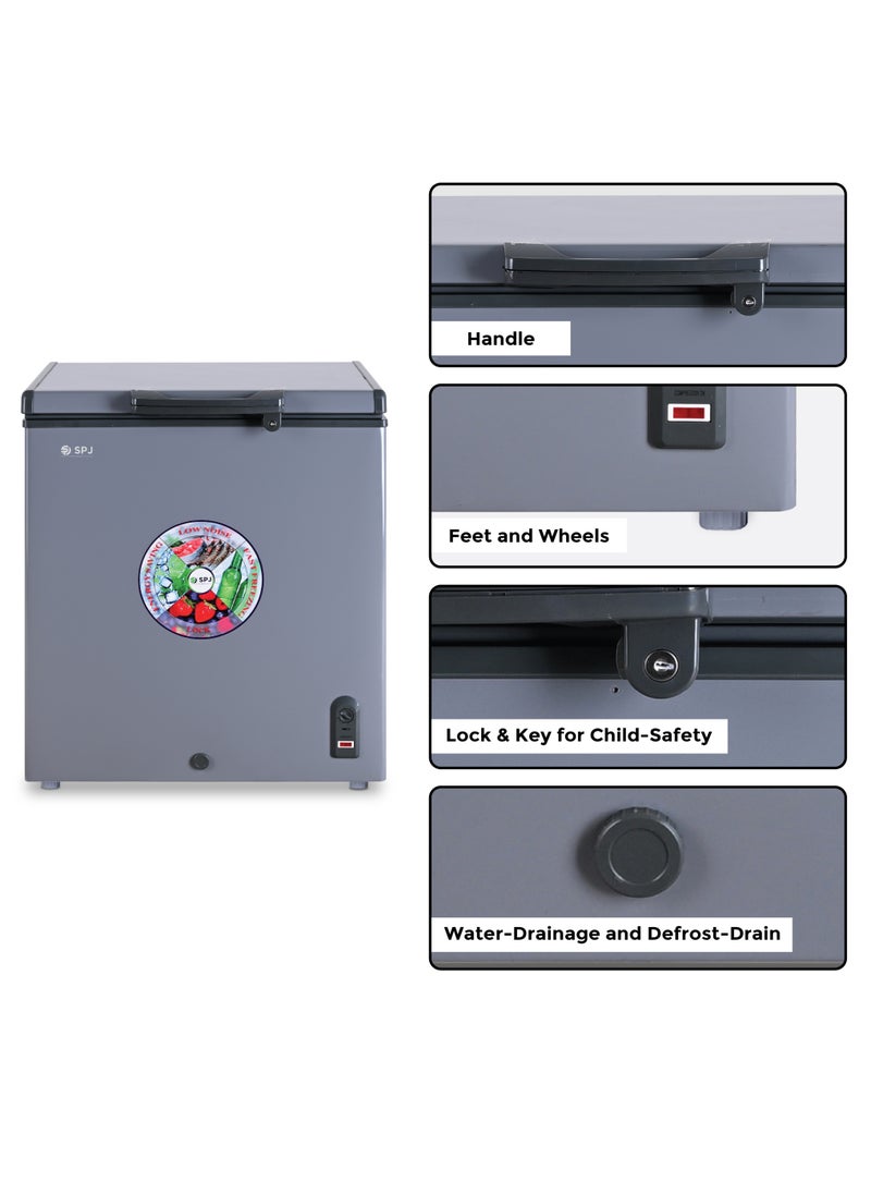 Arca 150L SPJ CINZA ref SPJ-POSH-SLW210C