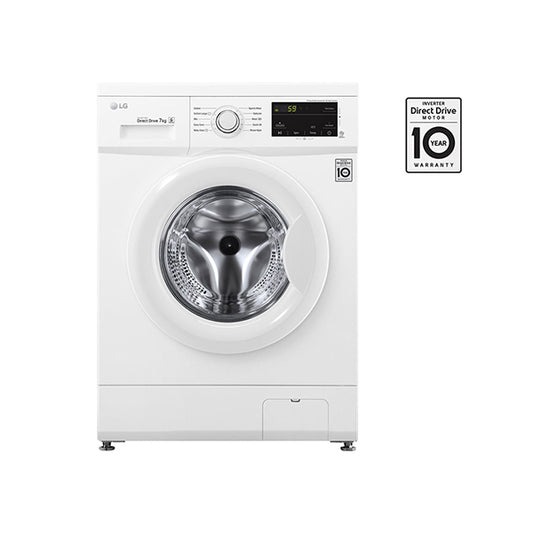 Máquina de lavar roupa de carga frontal LG 7 kg FH2J3QDNP0 | ref E-4997