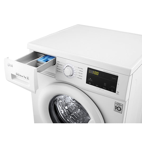 Máquina de lavar roupa de carga frontal LG 7 kg FH2J3QDNP0 | ref E-4997
