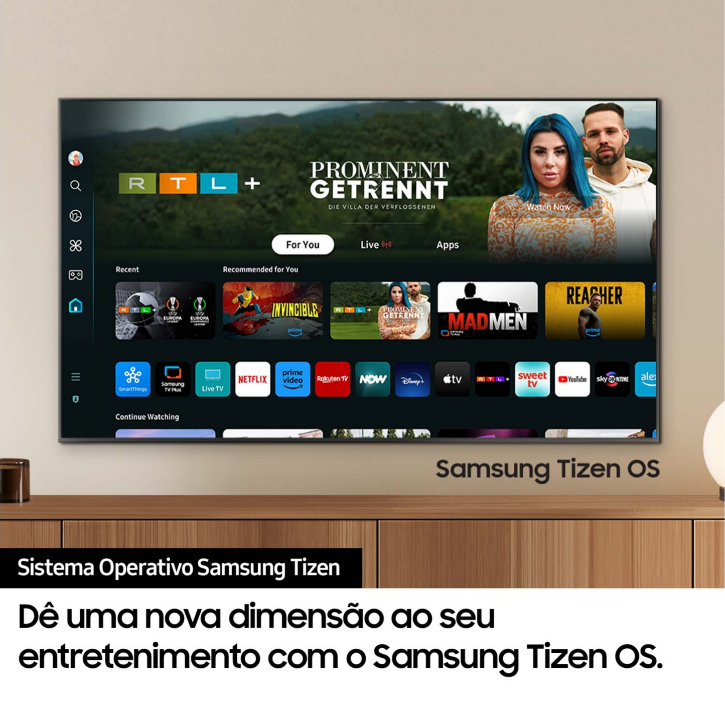 SAMSUNG Smart TV 85" Crystal UHD 4K TU85DU7105KXXC | ref T-13901018