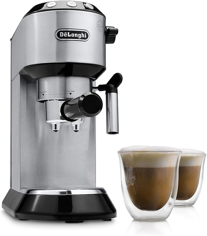 Máquina de café expresso com bomba de 15 barras Delonghi DEDICA ref E-EC685M