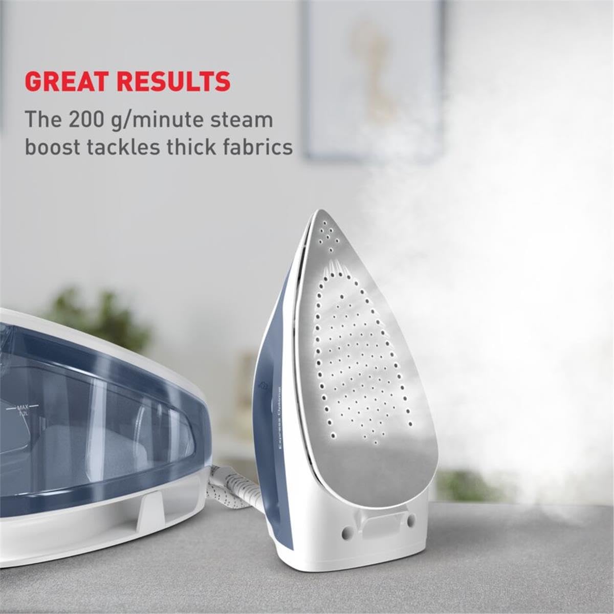 TEFAL Express Optimal Steam Ironing Station 5 bar 1.2L Container | ref T-SV4110E0