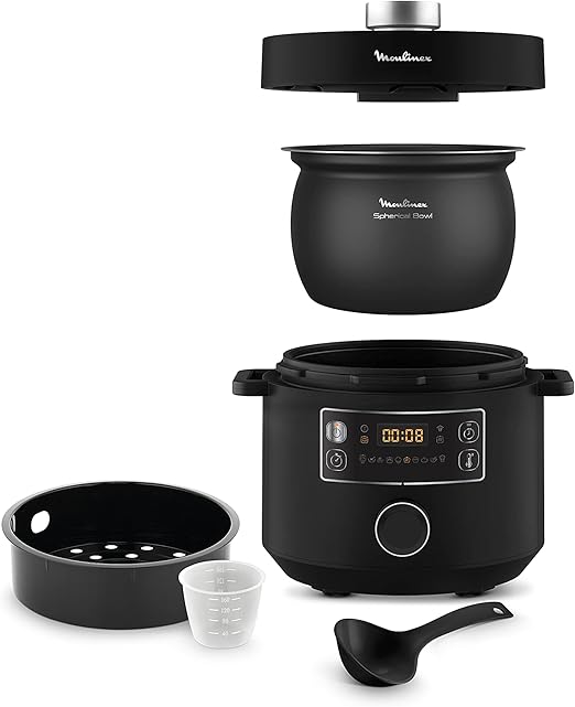Panela de Pressão Elétrica MOULINEX Epic Turbo Kitchen 1090W/5L | ref T-CE754810