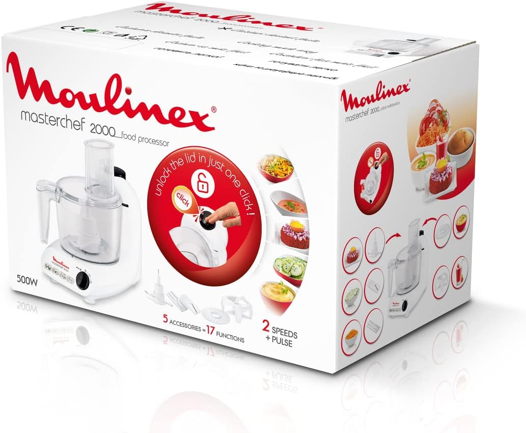 MOULINEX Master Chef Multifunctional Food Processor 500W | ref T-FP211110