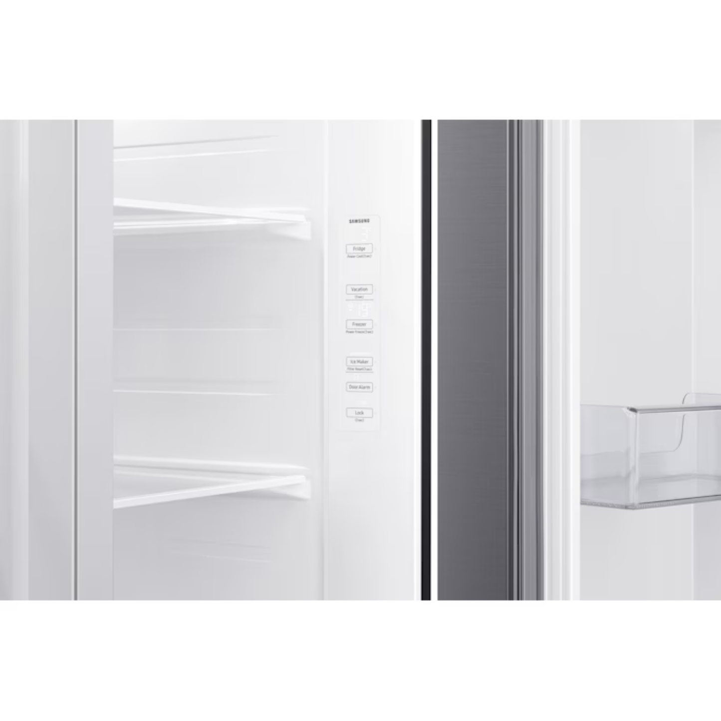 SAMSUNG Side by Side SpaceMax Refrigerator 635L RS65DG5403S9 | ref T-33920247