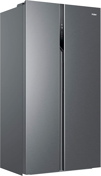 Refrigerador HAIER Side-By-Side 528L Prata | HSR3918FNPG ref E-7933