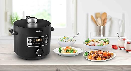 Panela de Pressão Elétrica MOULINEX Epic Turbo Kitchen 1090W/5L | ref T-CE754810