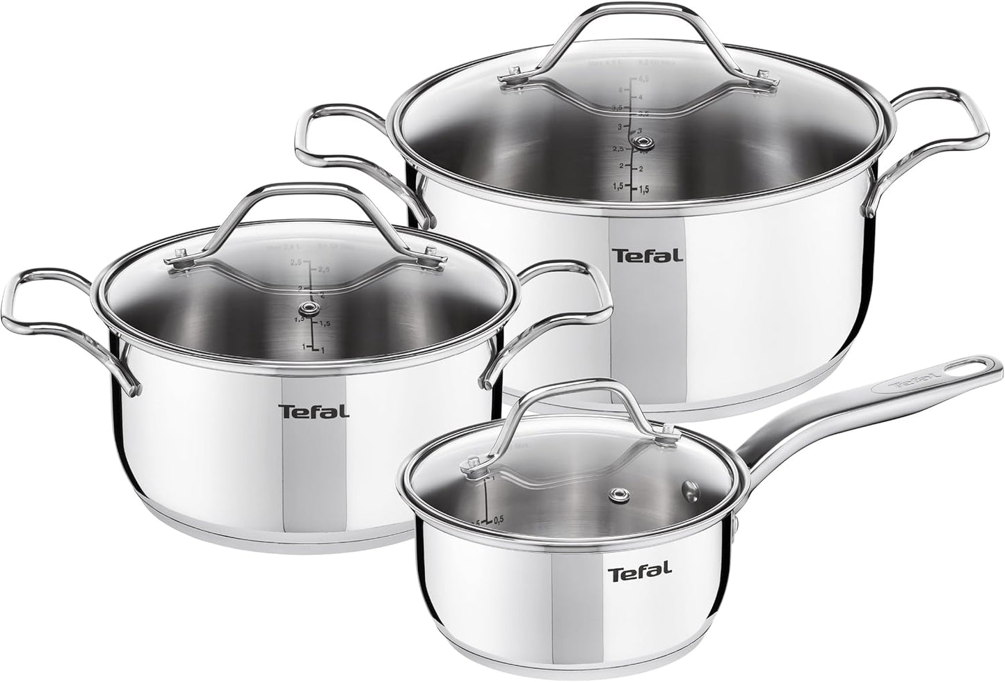 Conjunto de panelas antiaderentes TEFAL Essential 8 peças ref T-B472S544