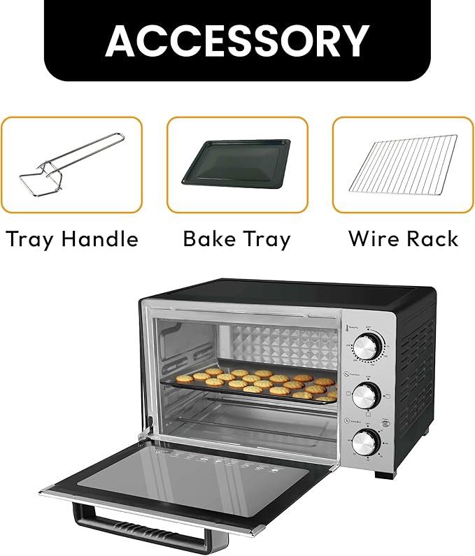 SPJ ELECTRIC OVEN 30L/1500W | ref SPJ-EOX-SS30L07