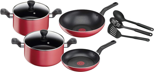 Conjunto de panelas antiaderentes TEFAL Essential 8 peças ref T-B472S544