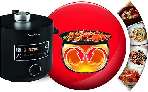 Panela de Pressão Elétrica MOULINEX Epic Turbo Kitchen 1090W/5L | ref T-CE754810
