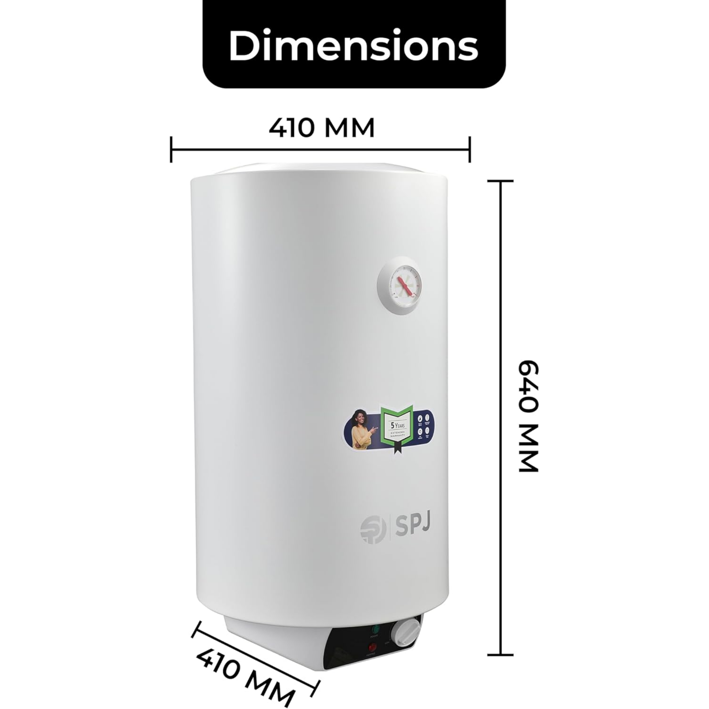 SPJ Water Heater 50L/2000W | SPJ-WHVX-WT50L02
